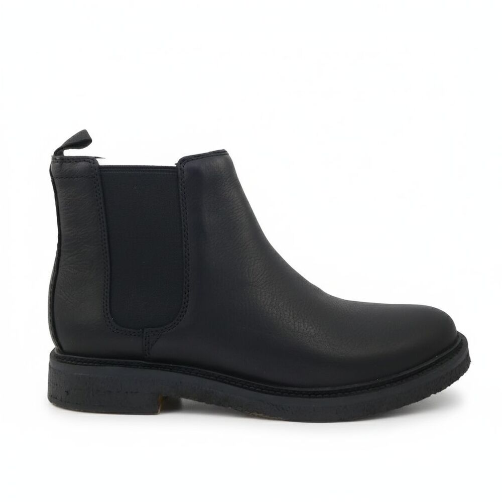 Clarks Men's US Size 11.5 M Clarkdale Easy Black Leather Chelsea Boots New